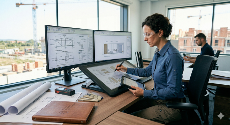 Dessinateur-projeteur de la construction

 BTS étude et réalisation d’agencement, BTS Bâtiment, BTS Finitions, aménagement des bâtiments / DUT génie civil - construction durable / BTS Enveloppe des bâtiments / Licence Pro métiers du BTP : bâtiment et construction