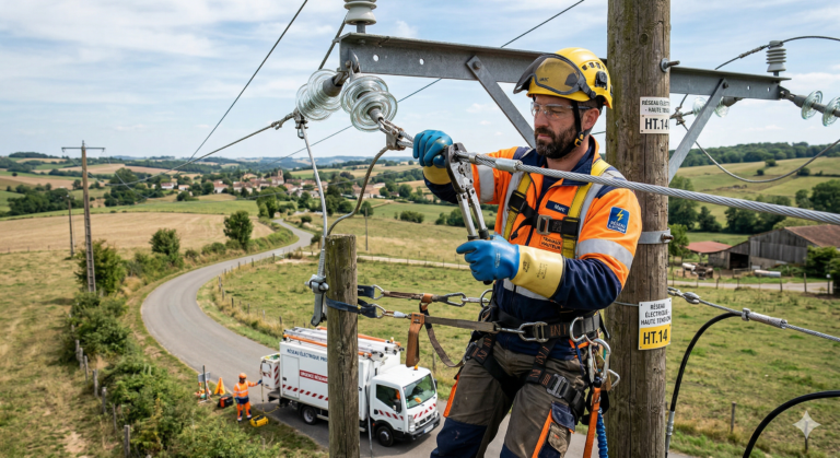 Monteur de réseaux électriques

 CAP électricien / Bac Pro Métiers de l’électricité et de ses environnements connectés / BTS électrotechnique, habilitation électrique / Titre Professionnel de Monteur Réseaux Electrique Aéro-souterrains (MREAS) / Certificat de spécialisation Technicien en réseaux électriques (TRE)